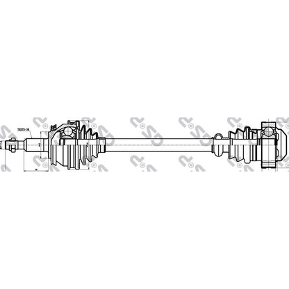 Photo Drive Shaft GSP 261105