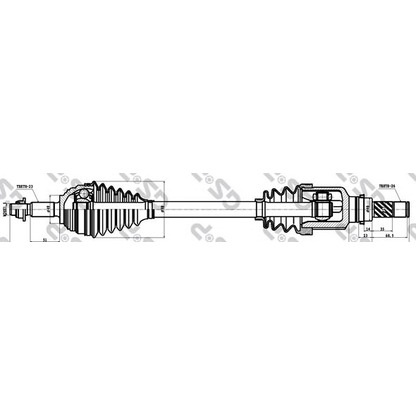 Photo Drive Shaft GSP 299070