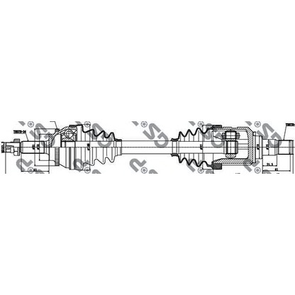 Photo Drive Shaft GSP 299107