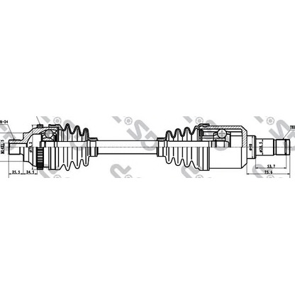 Photo Drive Shaft GSP 299190