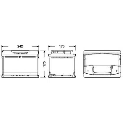 Foto Batteria avviamento; Batteria avviamento SONNAK SA612