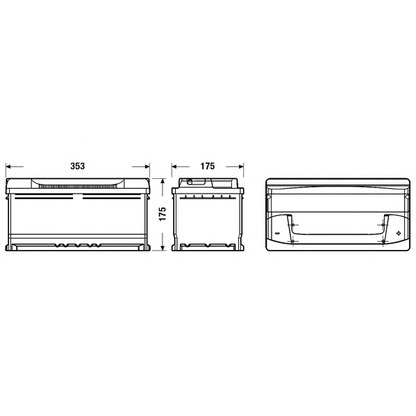 Photo Starter Battery; Starter Battery SONNAK SB852