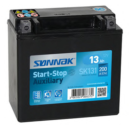 Photo Starter Battery; Starter Battery SONNAK SK131