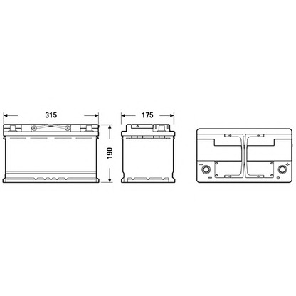 Foto Starterbatterie; Starterbatterie CENTRA CK800