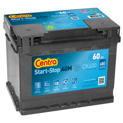 Photo Starter Battery; Starter Battery CENTRA CK600