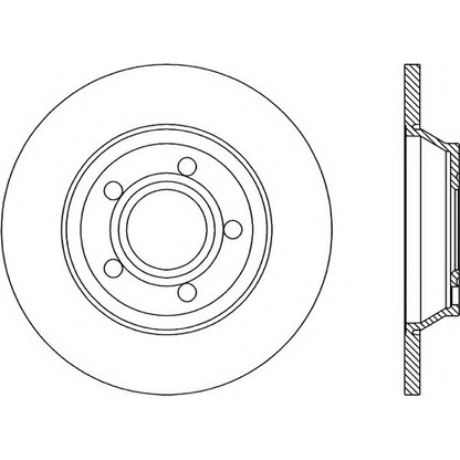 Zdjęcie Tarcza hamulcowa OPEN PARTS BDR104210