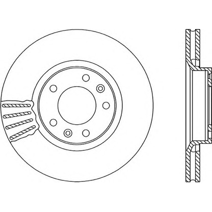 Photo Brake Disc OPEN PARTS BDR111420