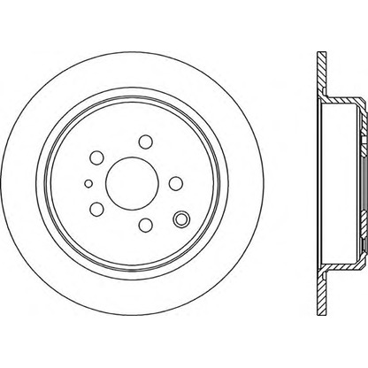 Foto Disco de freno OPEN PARTS BDR114910