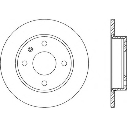 Photo Brake Disc OPEN PARTS BDR117510