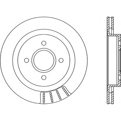 Zdjęcie Tarcza hamulcowa OPEN PARTS BDR117820