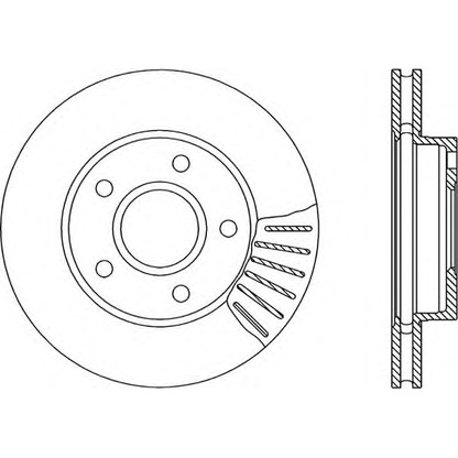 Foto Disco  freno OPEN PARTS BDR118920