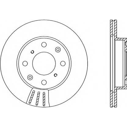 Фото Тормозной диск OPEN PARTS BDR120320