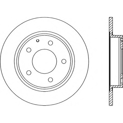 Photo Brake Disc OPEN PARTS BDR128210