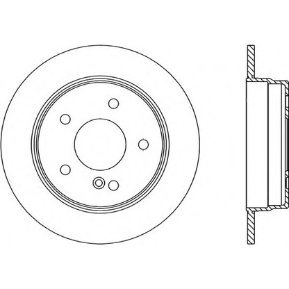 Photo Disque de frein OPEN PARTS BDR129310
