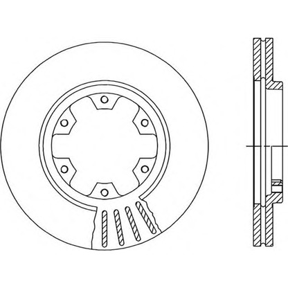 Photo Brake Disc OPEN PARTS BDR138420