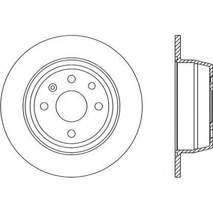 Photo Brake Disc OPEN PARTS BDR141610