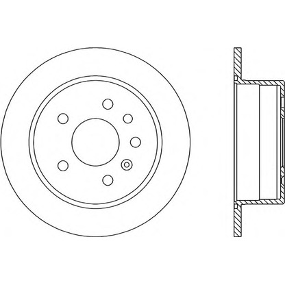 Photo Brake Disc OPEN PARTS BDR142110