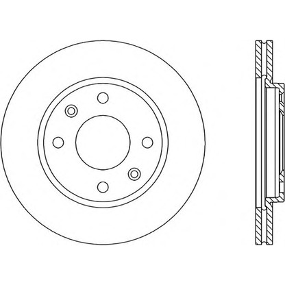 Photo Brake Disc OPEN PARTS BDR143220