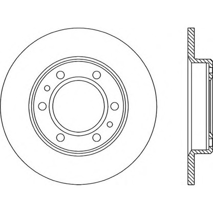 Foto Disco  freno OPEN PARTS BDR153010