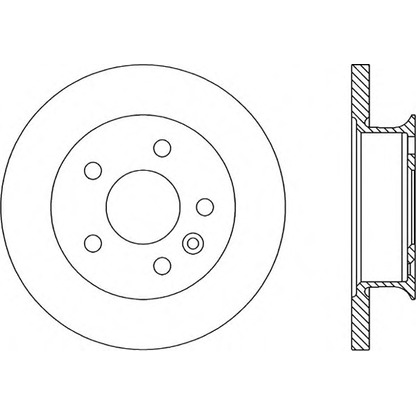 Фото Тормозной диск OPEN PARTS BDR158510