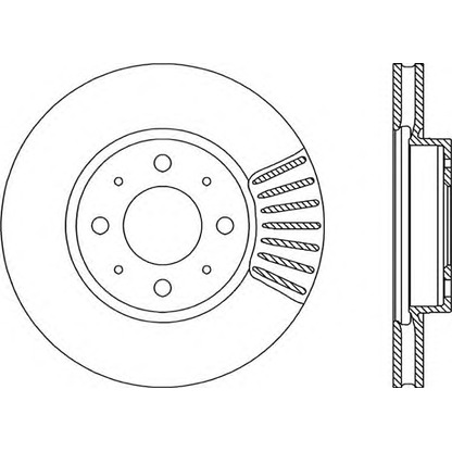 Photo Brake Disc OPEN PARTS BDR161320