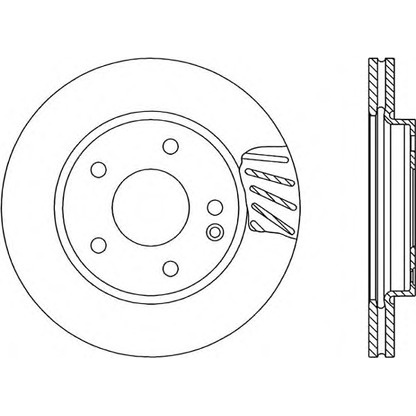 Photo Brake Disc OPEN PARTS BDR170020