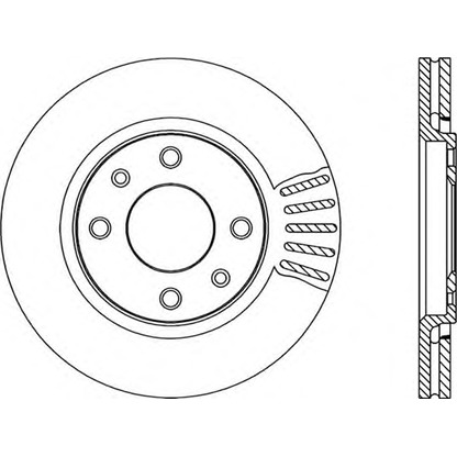 Photo Brake Disc OPEN PARTS BDR171420