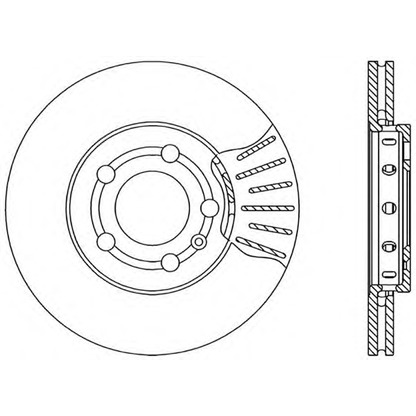 Photo Brake Disc OPEN PARTS BDR173020