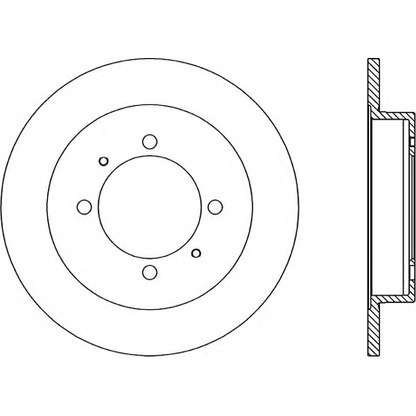 Фото Тормозной диск OPEN PARTS BDR173510