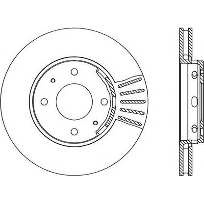 Foto Disco  freno OPEN PARTS BDR173820