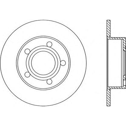 Foto Disco de freno OPEN PARTS BDR174210