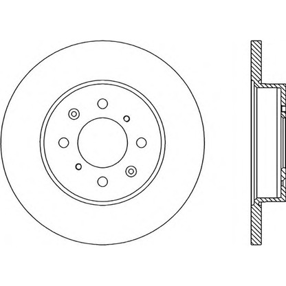 Foto Disco  freno OPEN PARTS BDR175210