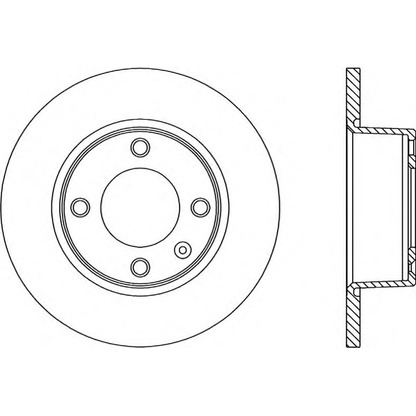 Zdjęcie Tarcza hamulcowa OPEN PARTS BDR175910