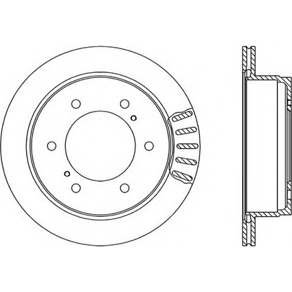 Фото Тормозной диск OPEN PARTS BDR179620