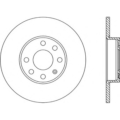 Photo Disque de frein OPEN PARTS BDR180610