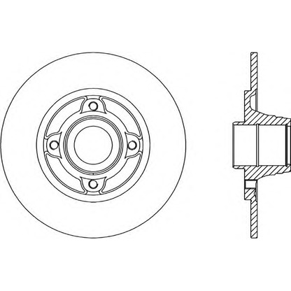 Фото Тормозной диск OPEN PARTS BDR181210