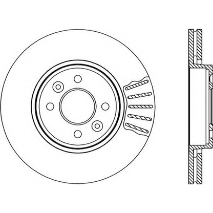 Photo Brake Disc OPEN PARTS BDR181520