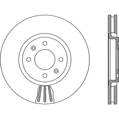 Foto Disco de freno OPEN PARTS BDR186520