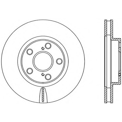 Foto Disco  freno OPEN PARTS BDR187420