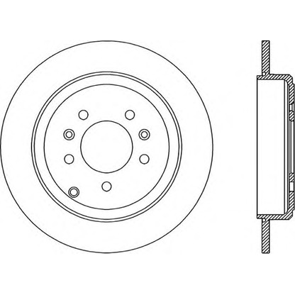 Zdjęcie Tarcza hamulcowa OPEN PARTS BDR189210