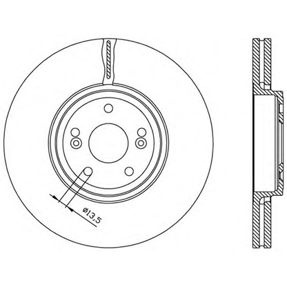 Фото Тормозной диск OPEN PARTS BDR196120