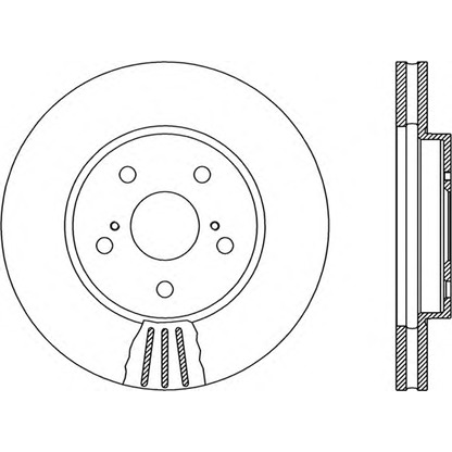 Photo Brake Disc OPEN PARTS BDR198220