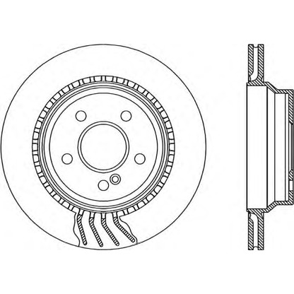 Photo Brake Disc OPEN PARTS BDR199620