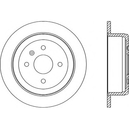 Фото Тормозной диск OPEN PARTS BDR201210