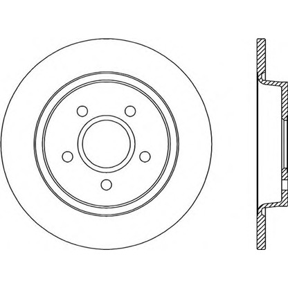 Photo Disque de frein OPEN PARTS BDR203010