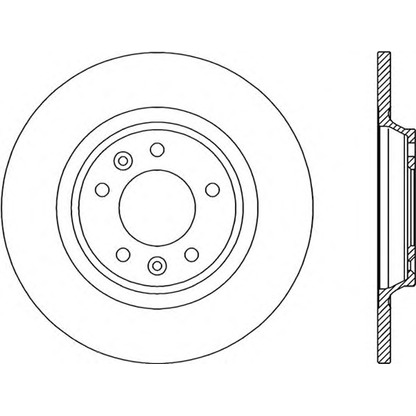 Zdjęcie Tarcza hamulcowa OPEN PARTS BDR203410