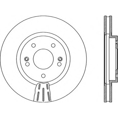 Photo Disque de frein OPEN PARTS BDR211520