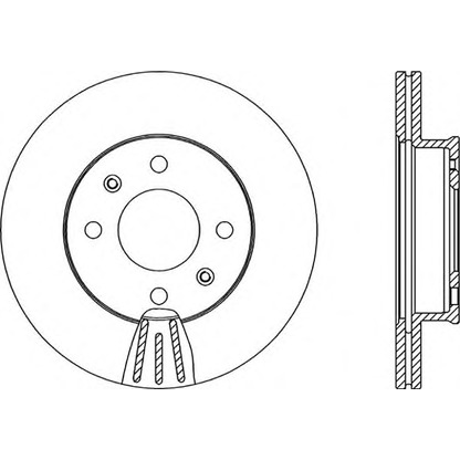 Photo Brake Disc OPEN PARTS BDR214020