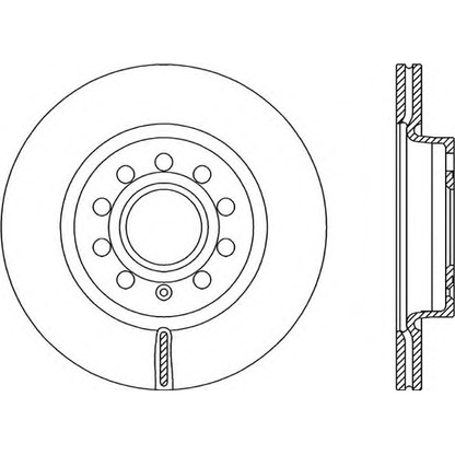 Photo Brake Disc OPEN PARTS BDR215020