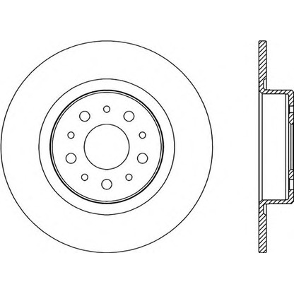 Фото Тормозной диск OPEN PARTS BDR217910